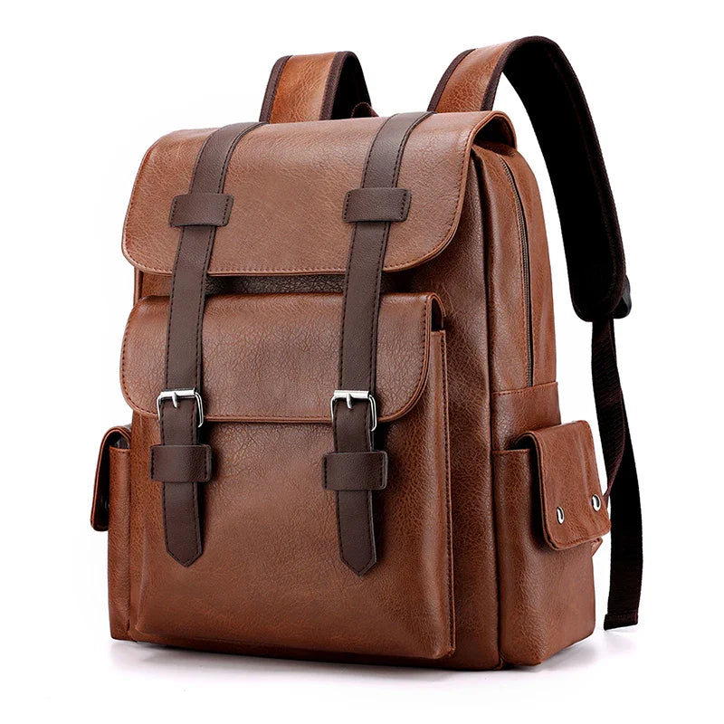 Mochila hombre casual en cuero sintético de 20L – Havresacs