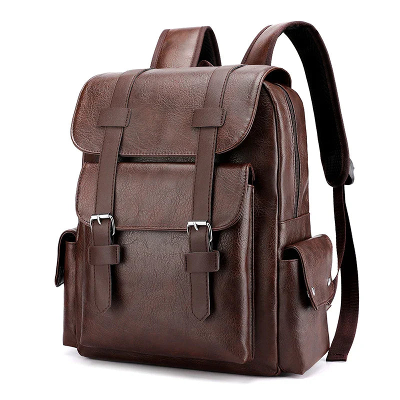 Mochila hombre casual en cuero sintético de 20L – Havresacs