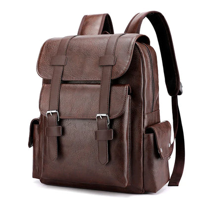 Mochila hombre casual en cuero sintético de 20L – Havresacs