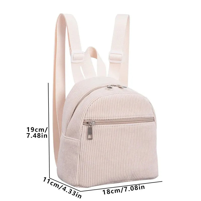 Mini mochila mujer/niños 5L, ligera y de terciopelo – Havresacs