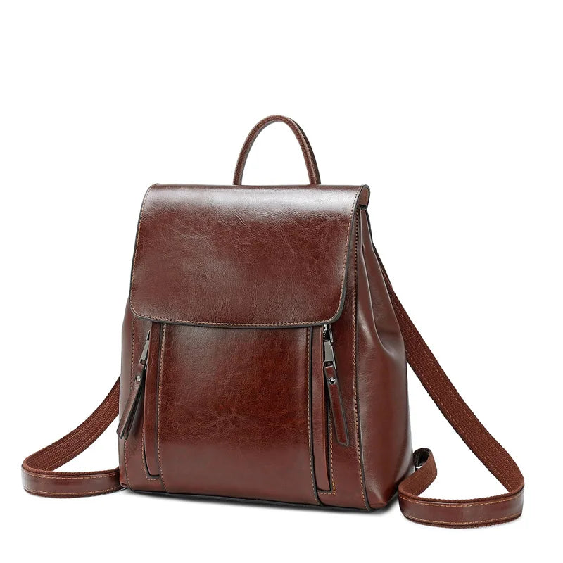 Mochila mujer de cuero 10L, elegante y ligera – Havresacs