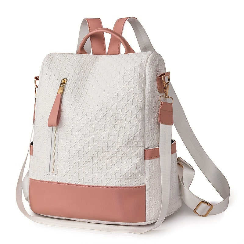 Bolso mochila mujer rosa 2 en 1 de 20 litros, antirrobo – Havresacs